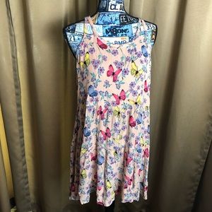 Eagle Brand Butterfly Noodle Strap Dress